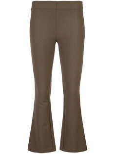fitted cropped flared trousers Dusan