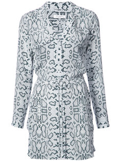 платье-рубашка с леопардовым принтом  Equipment