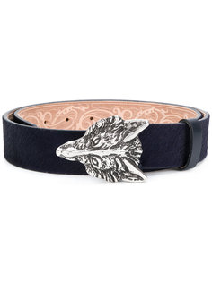 ремень с пряжкой в виде лисы Etro