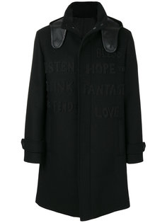 пальто с графическим принтом Fendi