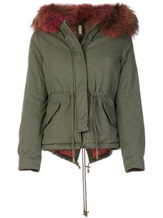 пальто с лисьим мехом Alessandra Chamonix
