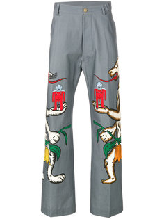 брюки стиля буткат Walter Van Beirendonck