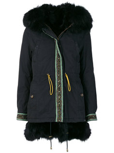 пальто с отделкой на капюшоне  Alessandra Chamonix