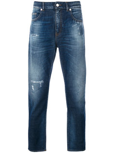 выбеленные джинсы прямого кроя Love Moschino