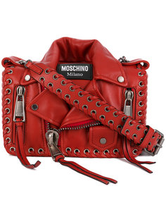 сумка в форме байкерской куртки Moschino