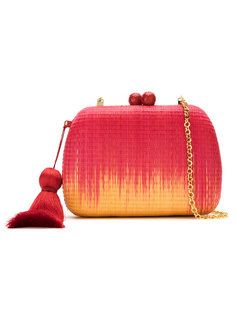 woven pattern clutch Serpui