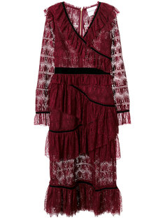 кружевное платье с оборками Perseverance London