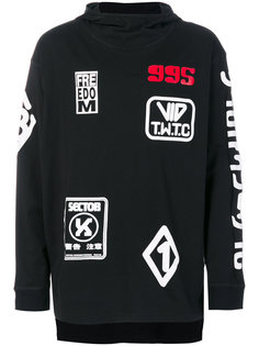 толстовка с заплатками KTZ