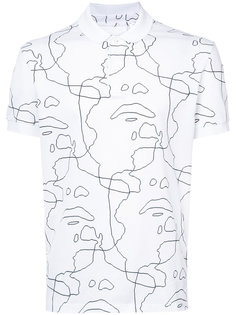 футболка-поло с принтом Siouxsie  Neil Barrett