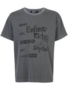 футболка с принтом Enfants Riches Déprimés