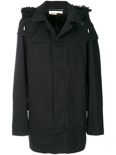 пальто с капюшоном Saint Laurent