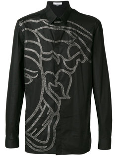рубашка на пуговицах с принтом Medusa Versace Collection