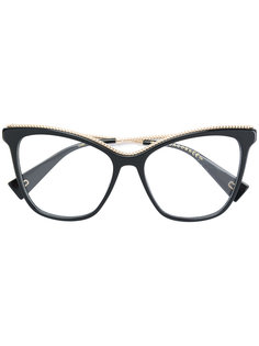 массивные очки с витой металлической деталью Marc Jacobs Eyewear