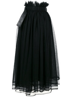 длинная юбка из тюля Comme Des Garçons Noir Kei Ninomiya