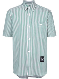 приталенная полосатая рубашка  Raf Simons X Fred Perry