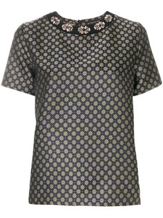 декорированная жаккардовая блузка Etro