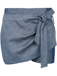 flap pockets skorts Giuliana Romanno
