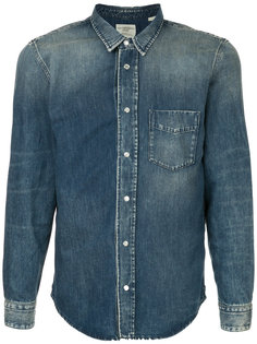 джинсовая рубашка с эффектом омбре Kent & Curwen
