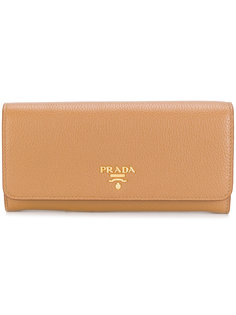 кошелек с откидным верхом с логотипом Prada