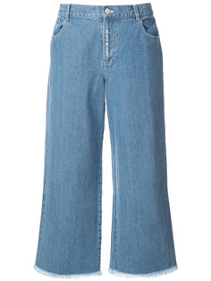 широкие джинсы с необработанными краями Sandy Liang