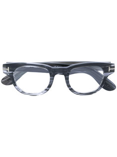 очки в квадратной оправе Tom Ford Eyewear