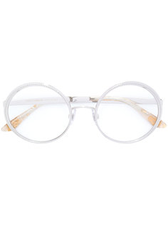 очки в круглой оправе Dolce & Gabbana Eyewear