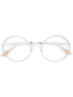 очки в круглой оправе Dolce & Gabbana Eyewear