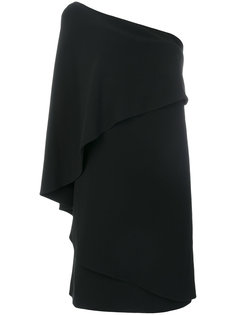 ярусное платье на одно плечо  Givenchy