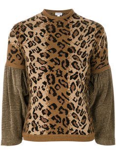 свитер с леопардовым узором Loewe