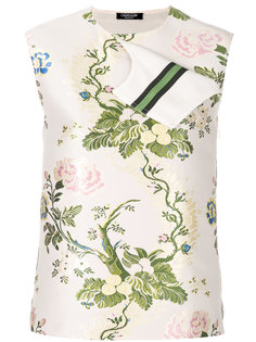 блузка с цветочным принтом и отделкой лентой  Calvin Klein 205W39nyc