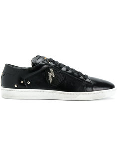 кроссовки с сердцем и молнией Saint Laurent