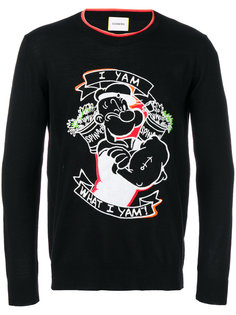 толстовка с вышивкой Папая  Iceberg