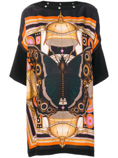 платье мини с принтом бабочки  Givenchy