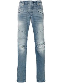 джинсы кроя слим с панельным дизайном Pierre Balmain