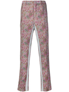 брюки-чинос с цветочным принтом Lanvin