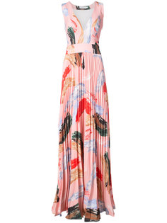 Brushstroke pleated gown Patbo