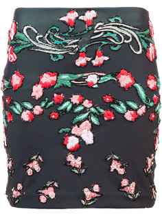 hand-embroidered mini skirt Patbo