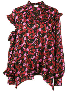 блузка с открытыми плечами и цветочным узором Forli Magda Butrym