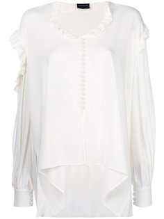 расклешенная блузка с вырезами Magda Butrym