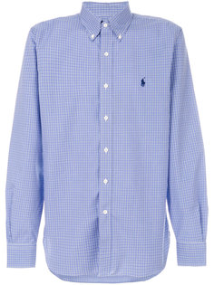 рубашка в мелкую клетку на пуговицах  Polo Ralph Lauren