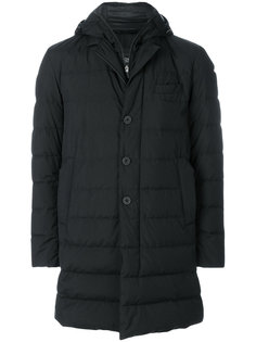 пуховое пальто с капюшоном Herno