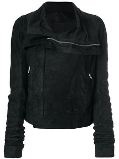 двубортная куртка на молнии Rick Owens