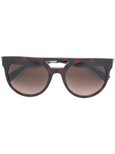 массивные солнцезащитные очки с затемненными линзами Versace