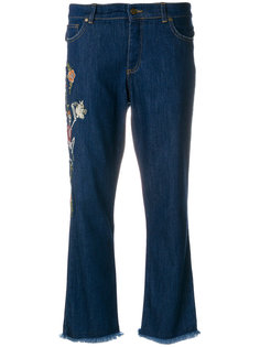 укороченные джинсы с вышитым скелетом Zadig & Voltaire