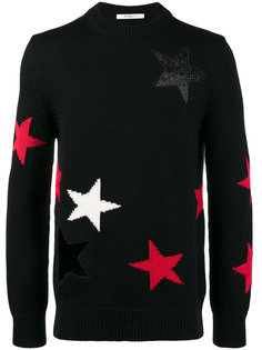 свитер с резным узором в звезды Givenchy