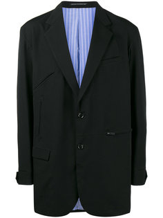 пиджак с прорезными карманами Yohji Yamamoto