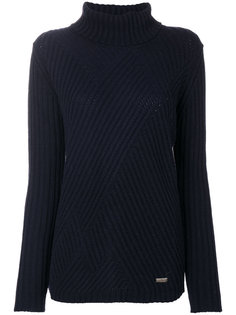свитер с высокой горловиной в рубчик Woolrich