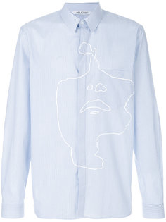 рубашка в полоску Neil Barrett