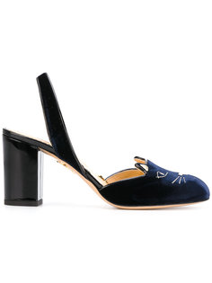 туфли-лодочки Kitty с открытой пяткой Charlotte Olympia