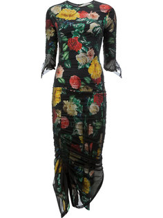 платье с цветочным принтом  Preen By Thornton Bregazzi